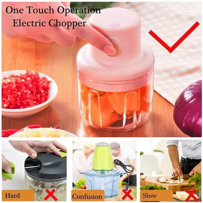 Mini Electric Garlic & Vegetable Chopper Japanese Technology